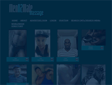 Tablet Screenshot of menn2malemassage.com